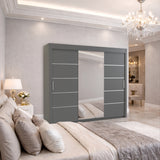 Bursa Mirror Sliding Door Wardrobe