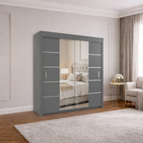 Alaska Mirror Sliding Wardrobe for bedroom