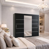 Bursa Mirror Sliding Door Wardrobe