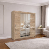 Alaska Mirror Sliding Wardrobe for bedroom