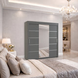 Bursa Mirror Sliding Door Wardrobe