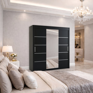 Bursa Mirror Sliding Door Wardrobe