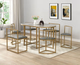 Madrid Modern 6-Seater Dining Table Set