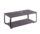 Nyra Black, Grey Coffee Table with Optional Gold Or Black Frame