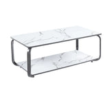 Nyra Black, Grey Coffee Table with Optional Gold Or Black Frame