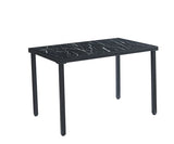 Oval MDF High Gloss Marble Look Alike Dining Table (No Chairs Included)